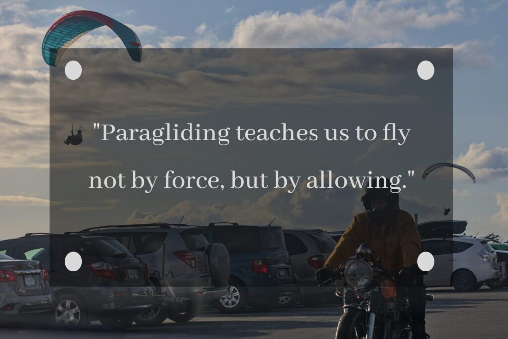 paragliding adventure quotes